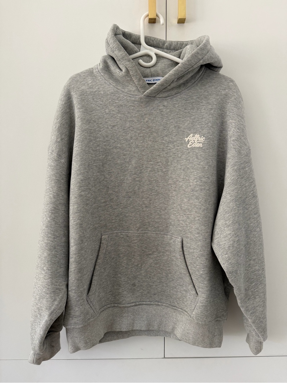Aelfric Eden gray hooded sweatshirt